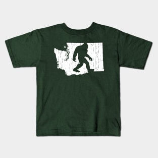 Bigfoot Country - Washington State Kids T-Shirt